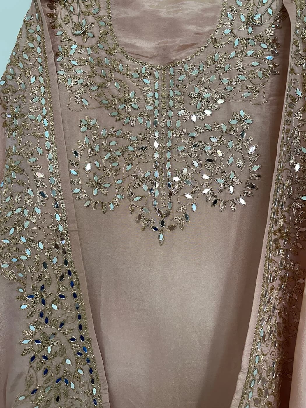 Blush Mirrorwork Suit — view 2 of 5