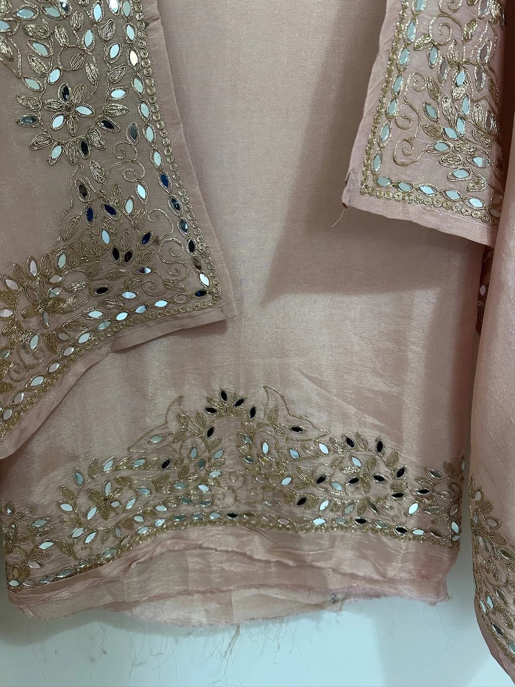 Blush Mirrorwork Suit — view 3 of 5