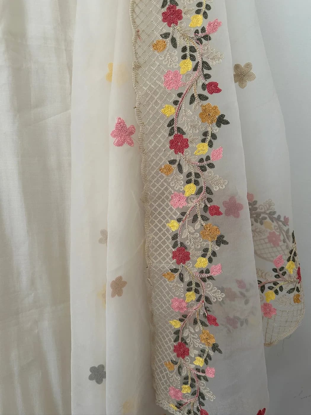 Ivory Garden Embroidered Suit — view 4 of 5
