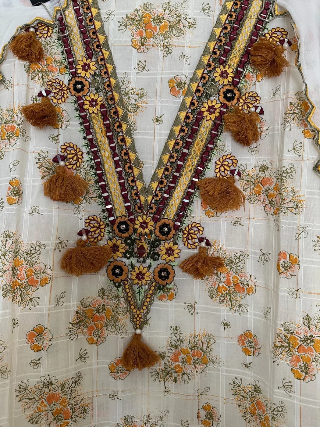 Ivory Gold Blossom Suit — view 3 of 3