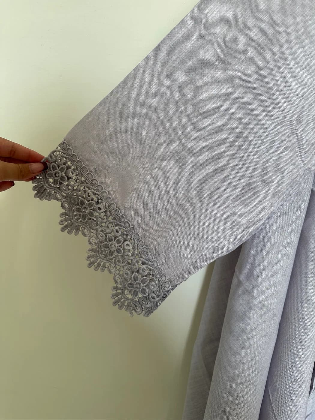 Lilac Lace Embroidered Suit — view 4 of 5