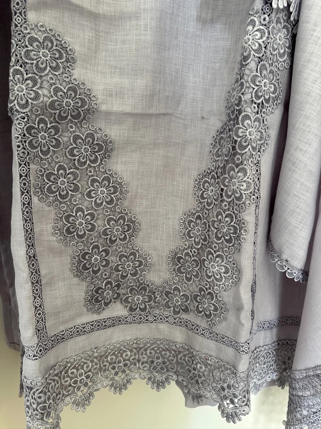 Lilac Lace Embroidered Suit — view 5 of 5