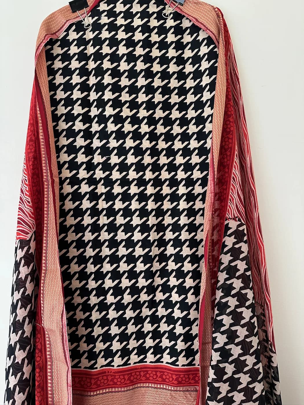 Maroon Houndstooth Suit — view 3 of 3