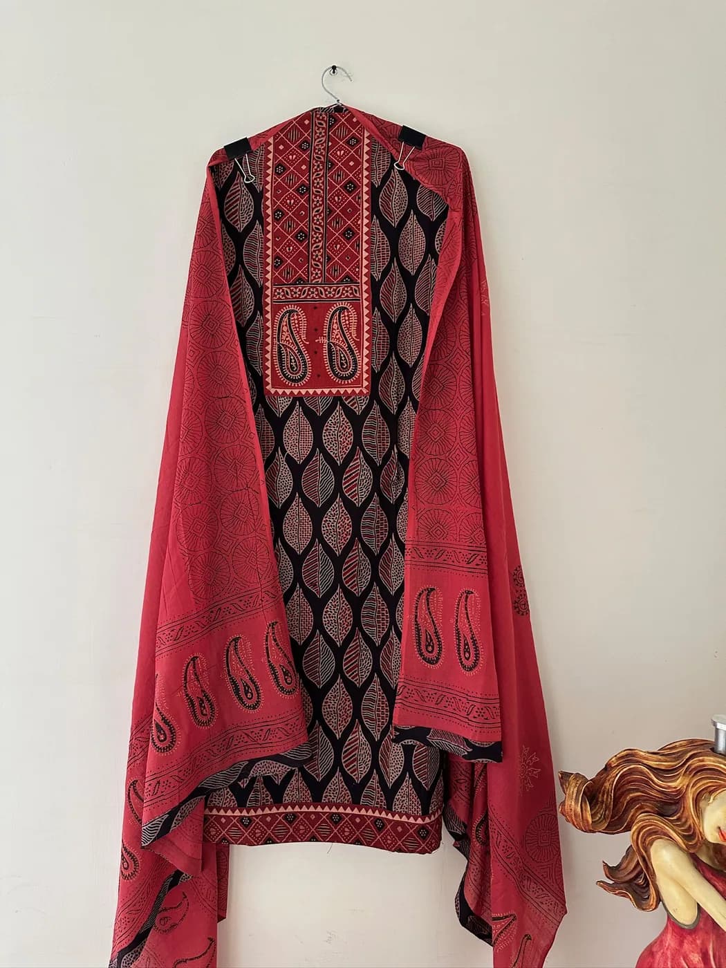 Scarlet Paisley Print Suit — view 2 of 3